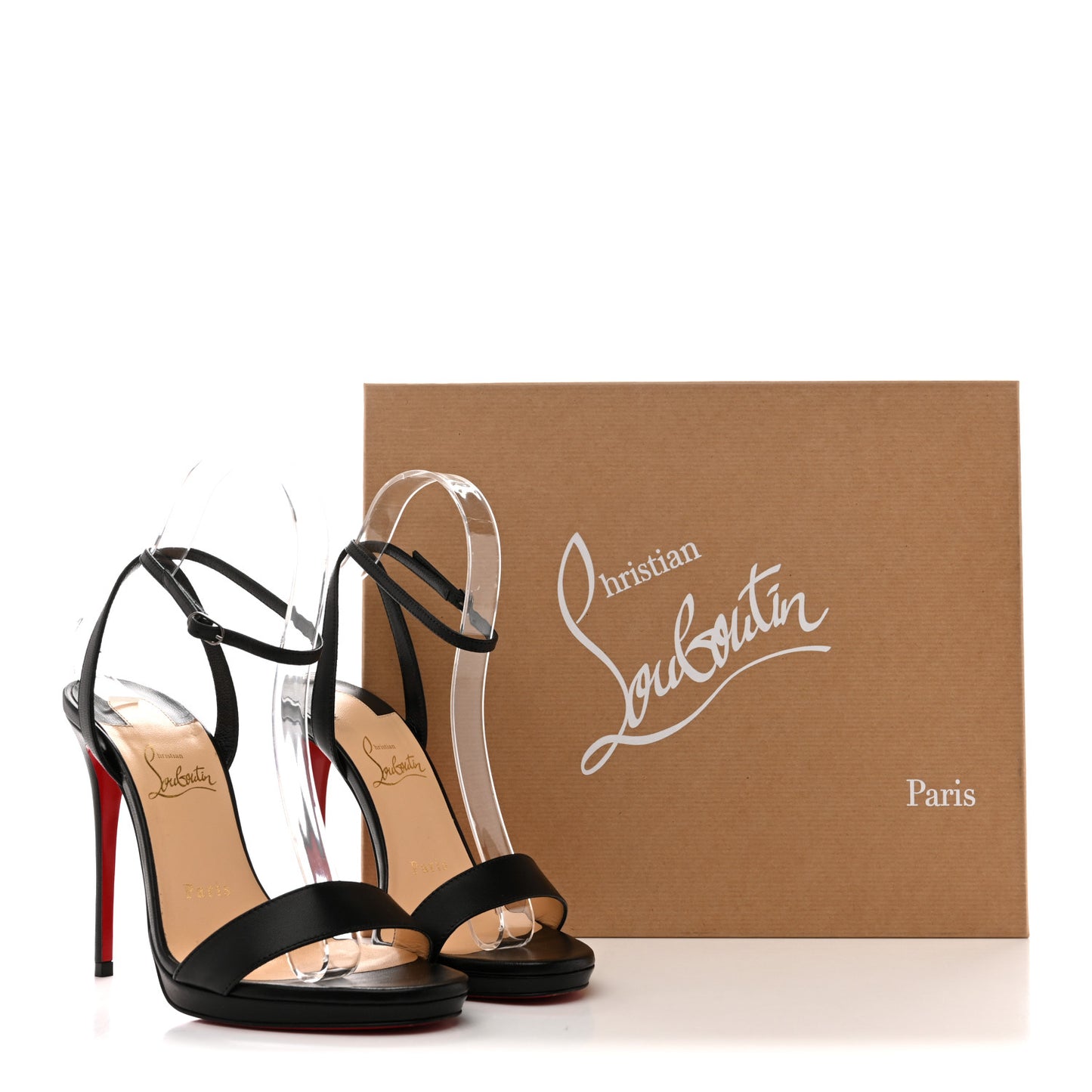 Nappa Loubi Queen 120 Pumps 37 Black