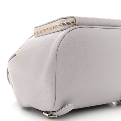 Chanel Caviar Quilted Business Affinity Backpack Grey 9 of 11