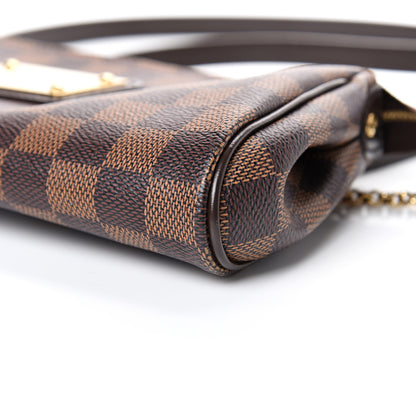 Louis Vuitton Damier Ebene Eva Clutch 9 of 9
