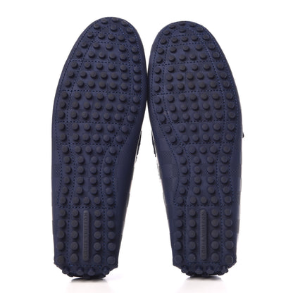 Louis Vuitton Damier Infini Mens Hockenheim Moccasin Loafers 10.5 Cosmos 8 of 8