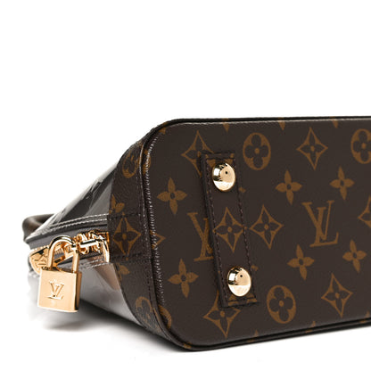 Louis Vuitton Vernis Monogram Alma BB Taupe Metallise 9 of 10