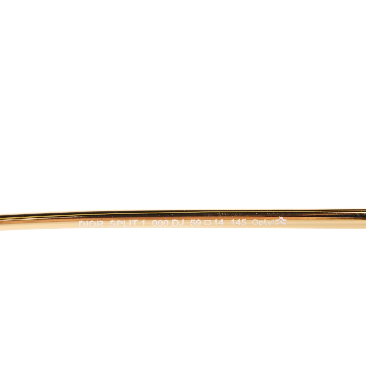 Split 1 Aviator Sunglasses Gold Silver
