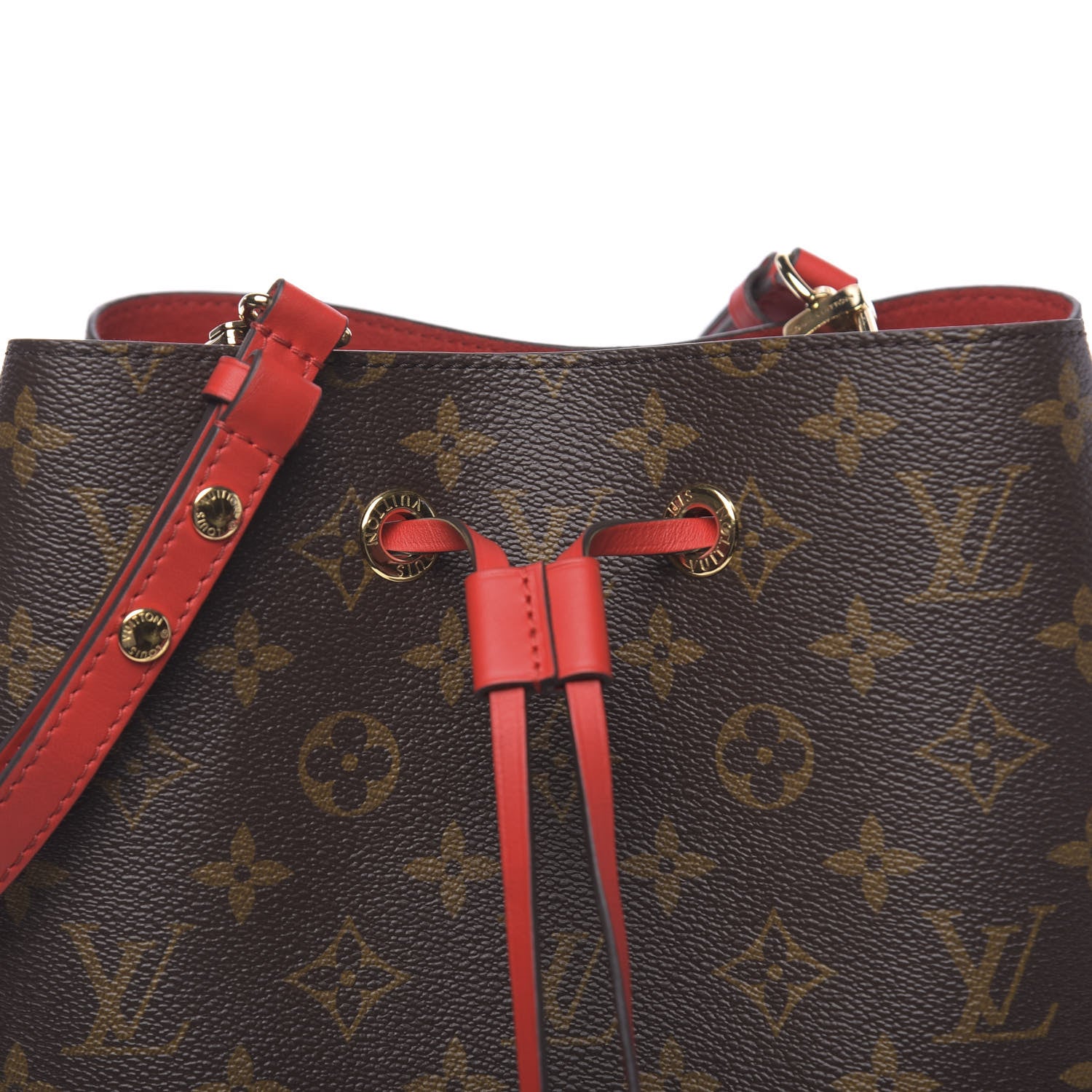 Louis Vuitton Monogram Neonoe MM Coquelicot 7 of 9