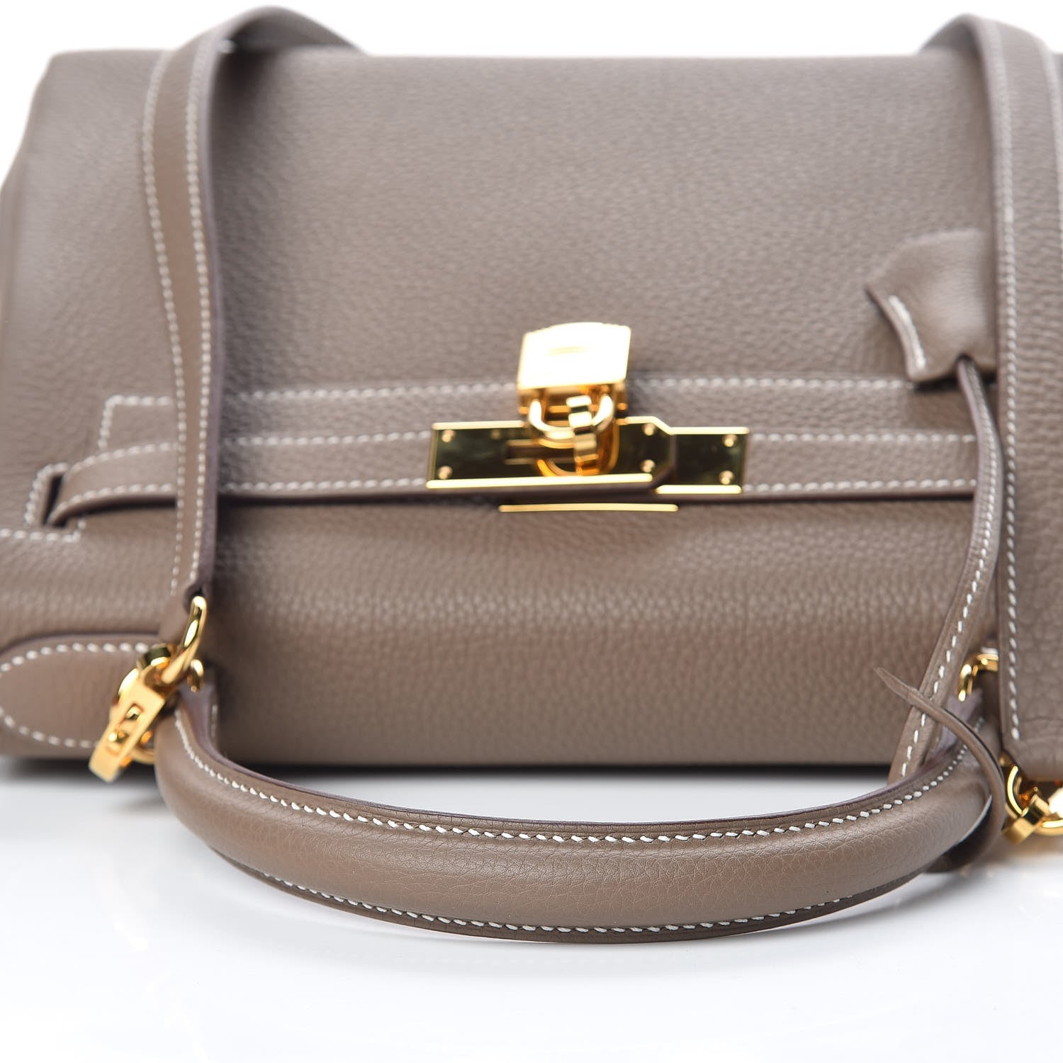 Hermes Togo Kelly Retourne 28 Etoupe 39 of 41