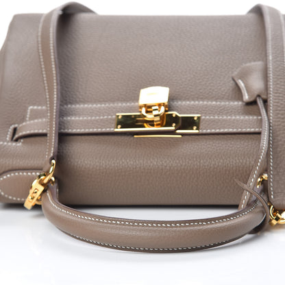 Hermes Togo Kelly Retourne 28 Etoupe 39 of 41