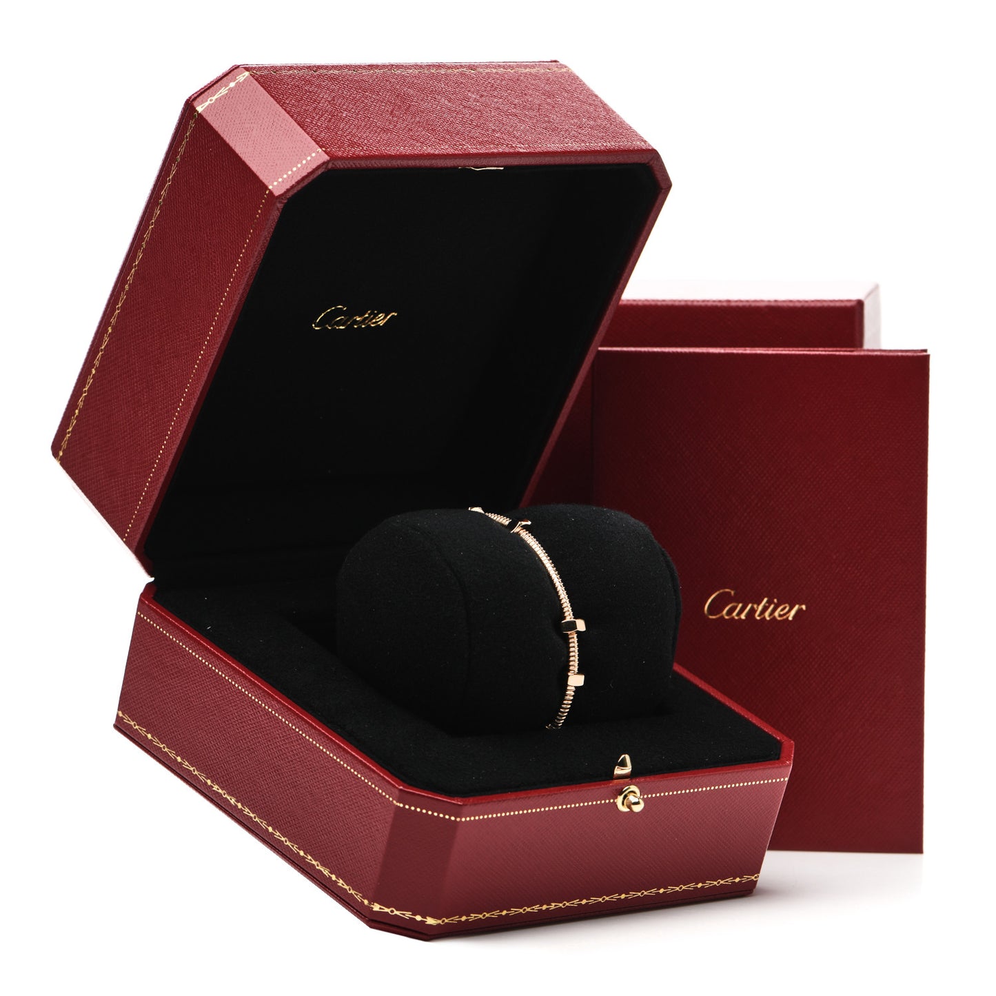 18K Pink Gold Ecrou de Cartier Bracelet 15