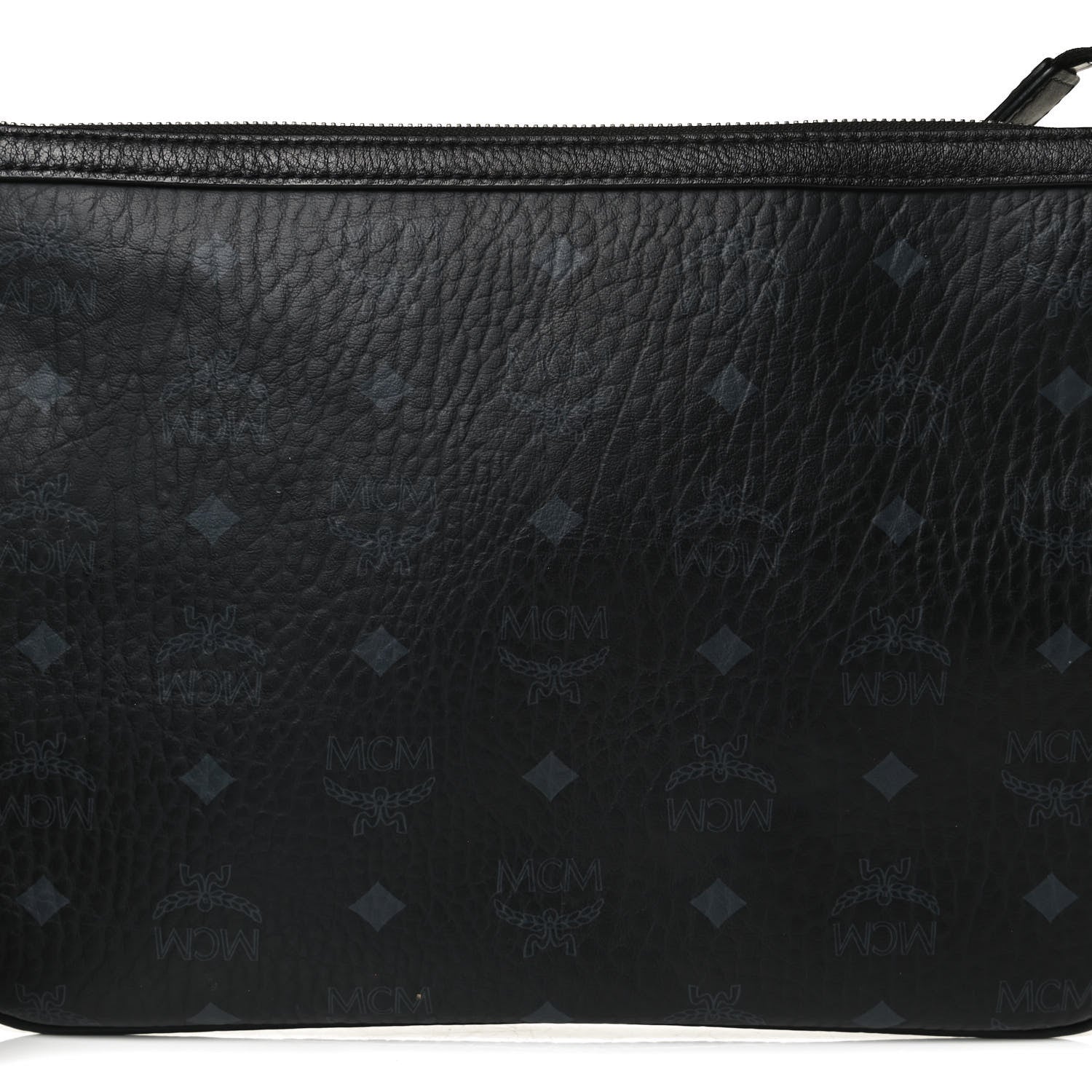MCM Visetos Medium Crossbody Pouch Black 5 of 8