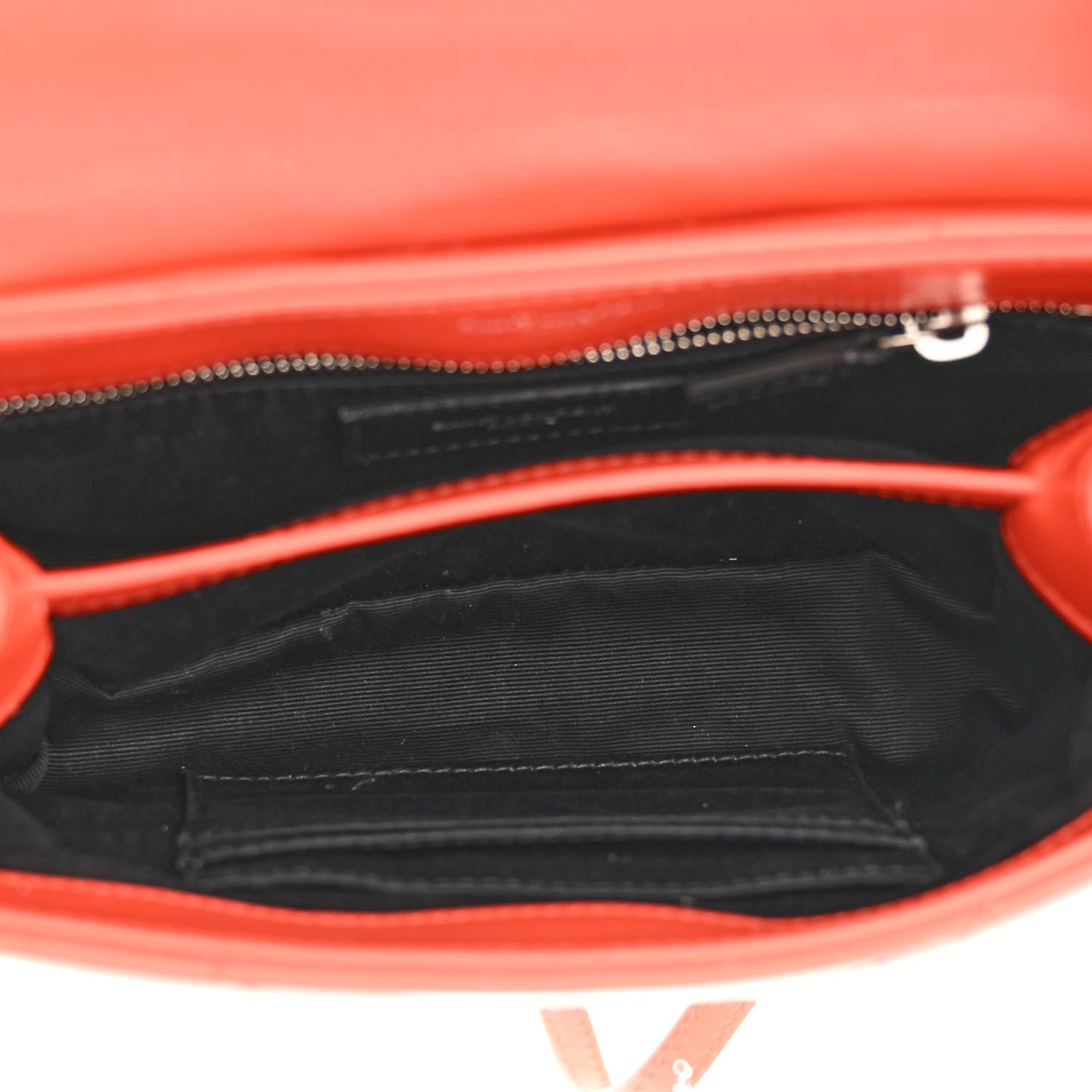 Saint Laurent Calfskin Y Quilted Monogram Toy Loulou Crossbody Bag Coral 5 of 14