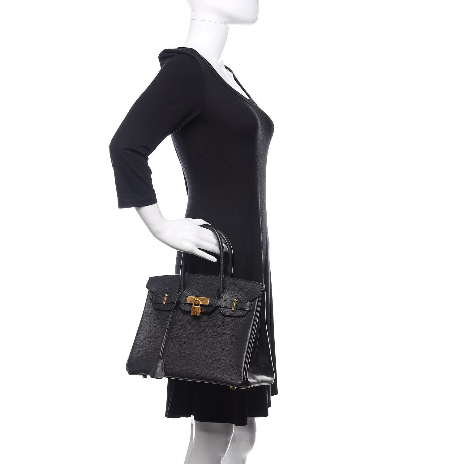 Hermes Epsom Birkin 30 Black 2 of 12