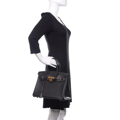 Hermes Epsom Birkin 30 Black 2 of 12
