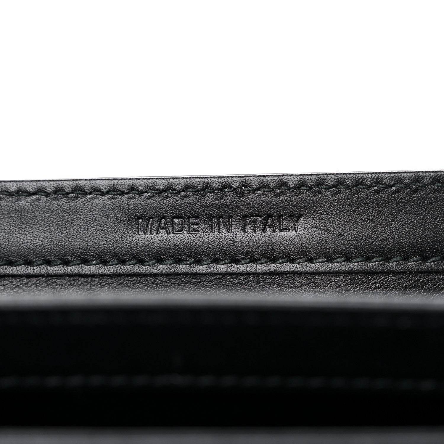 Christian Dior Calfskin Bee Clutch Black 7 of 10