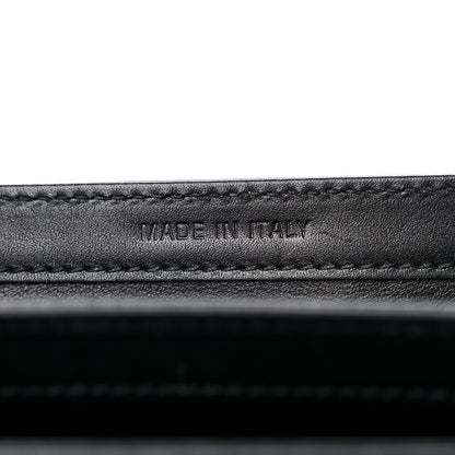 Christian Dior Calfskin Bee Clutch Black 7 of 10