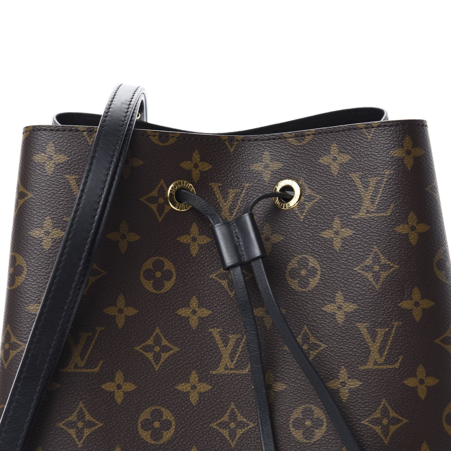 Louis Vuitton Monogram Neonoe MM Black 9 of 10