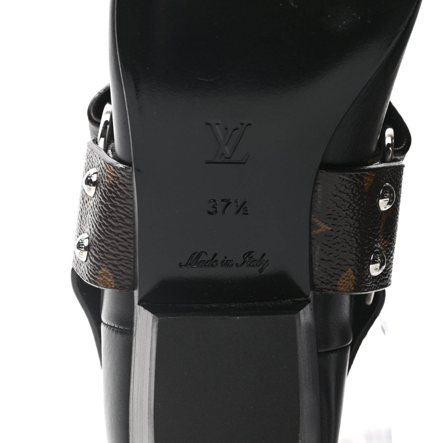 Calfskin Monogram Rhapsody Ankle Boots 37.5 Black