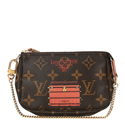 Louis Vuitton Monogram Trunks and Locks Mini Pochette Accessories 1 of 10