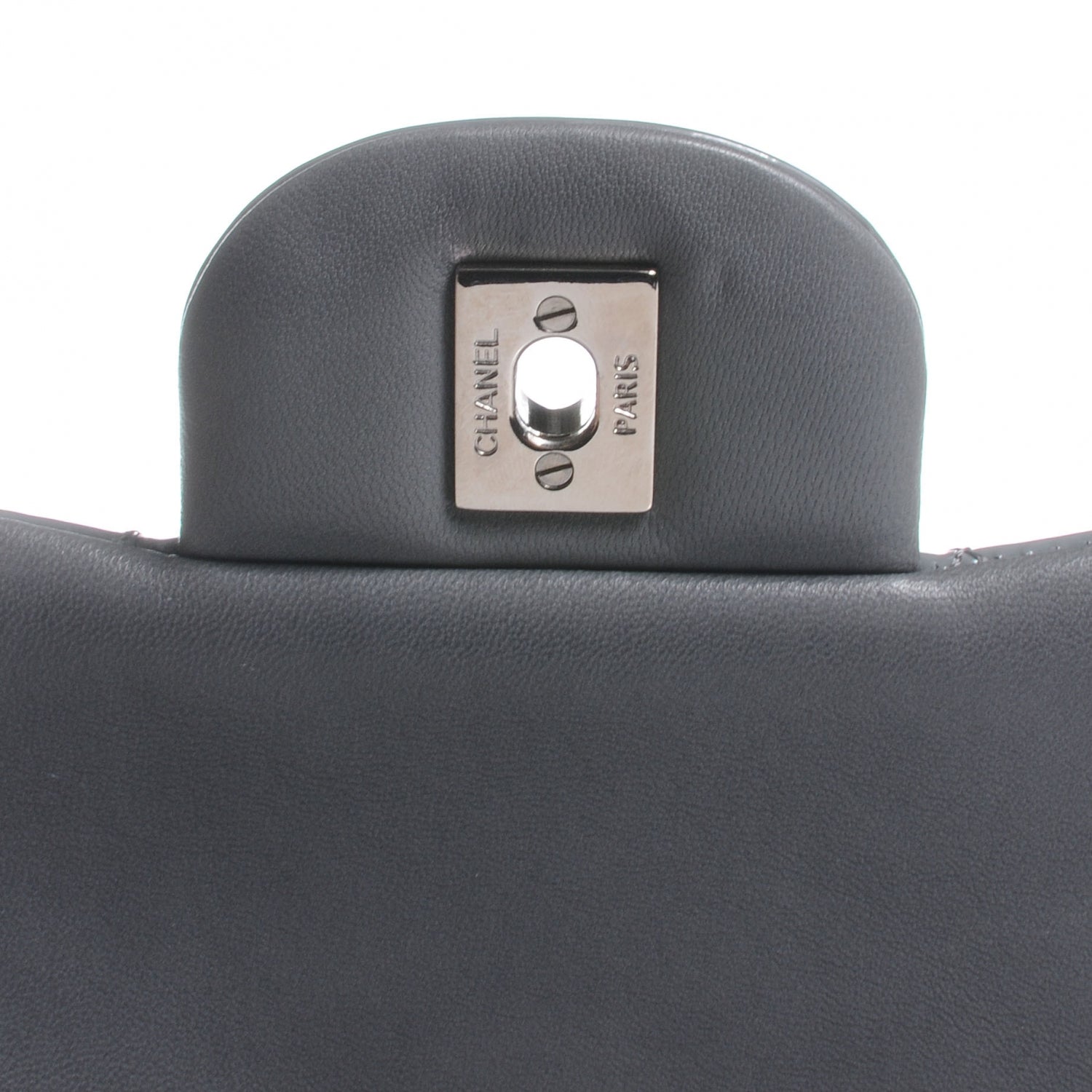 Chanel Patent Jumbo Single Flap Grey 6 of 9