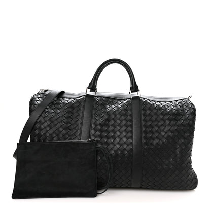 Bottega Veneta Nappa Intrecciato Weekend Bag Black 2 of 10