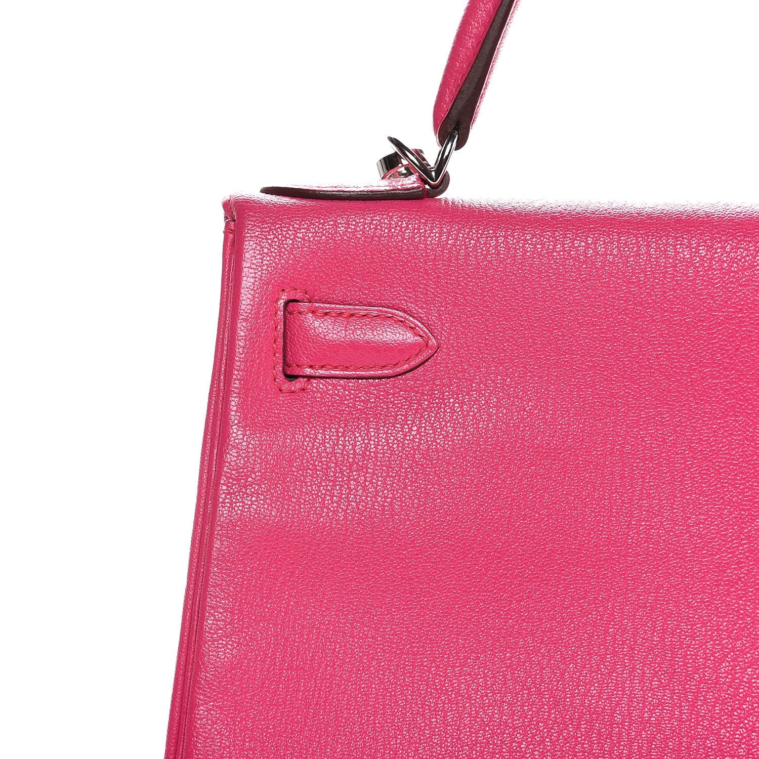 Hermes Chevre Mysore Kelly Retourne 28 Rose Shocking 19 of 41