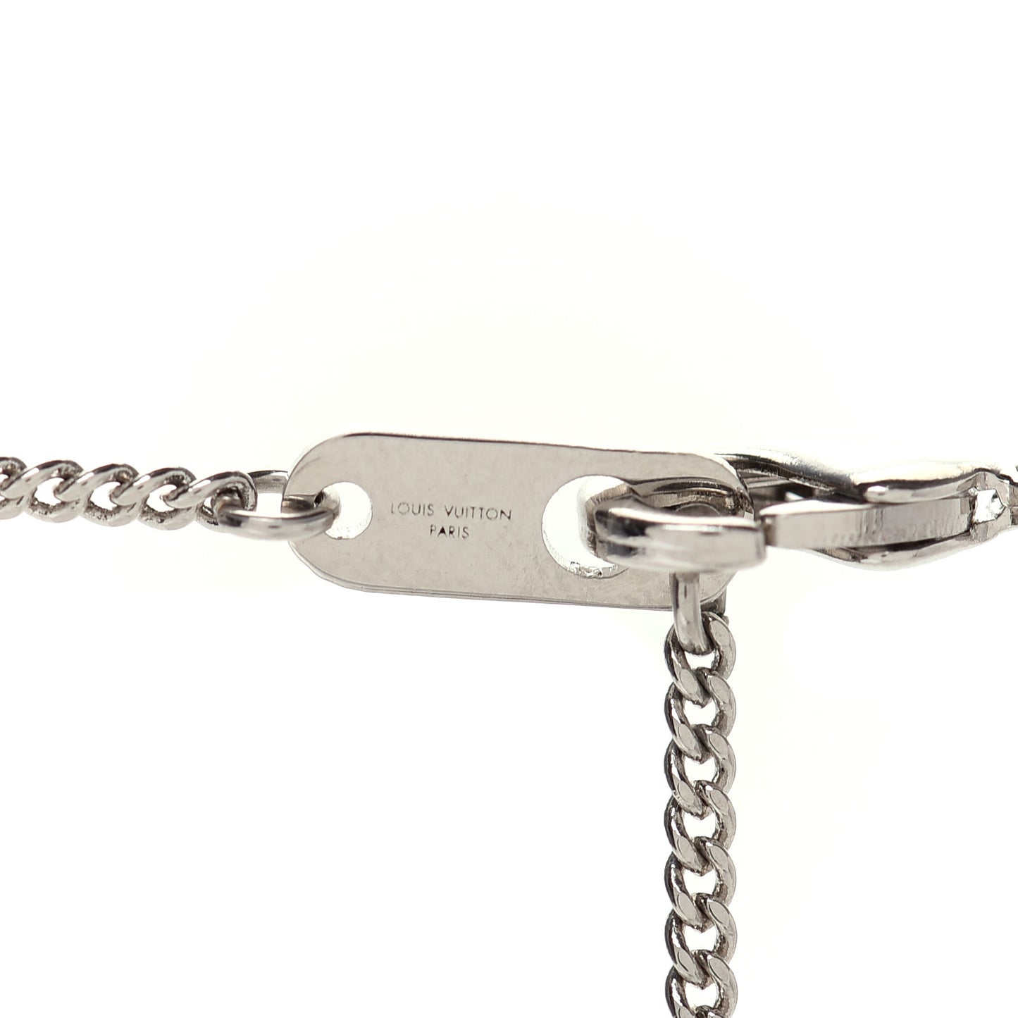 Lacquer Crystal Aquatics Necklace Silver