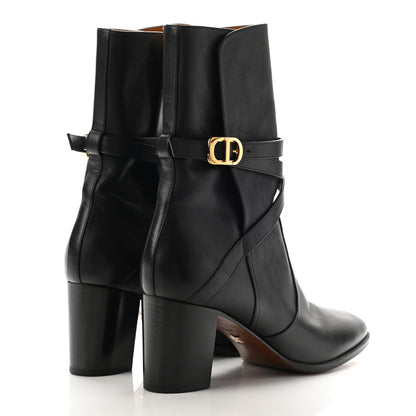 Christian Dior Soft Calfskin Empreinte Ankle Boot 41 Black 4 of 8