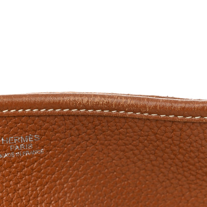 Hermes Taurillon Clemence Evelyne III PM Gold 11 of 12