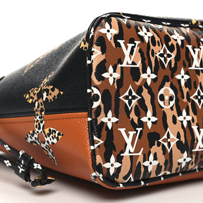Louis Vuitton Monogram Giant Jungle Neverfull MM Black 9 of 10