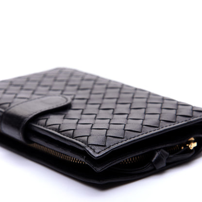Bottega Veneta Nappa Intrecciato Continental Wallet Black 7 of 13