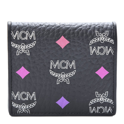 MCM Skyoptic Visetos ID Wallet Spectrum Diamond Black 1 of 8