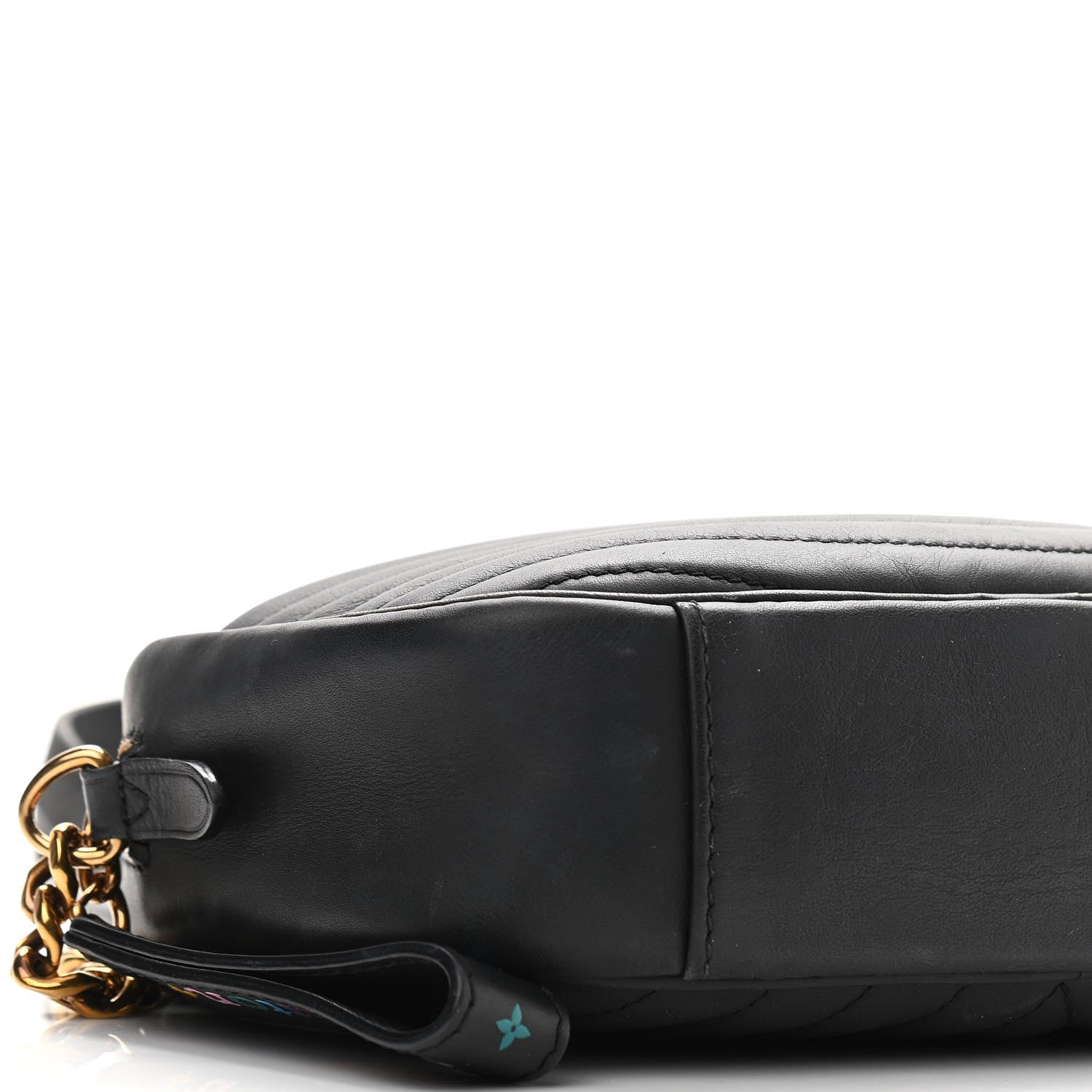 Louis Vuitton Calfskin New Wave Camera Bag Black 8 of 14