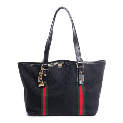 Gucci Monogram Jolicoeur Medium Tote Black 1 of 7