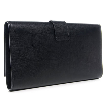 Saint Laurent Textured Leather ChYc Clutch Black 3 of 6