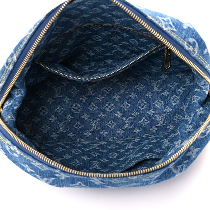 Louis Vuitton Monogram Denim Pochette Cosmetique GM Denim Blue 5 of 9