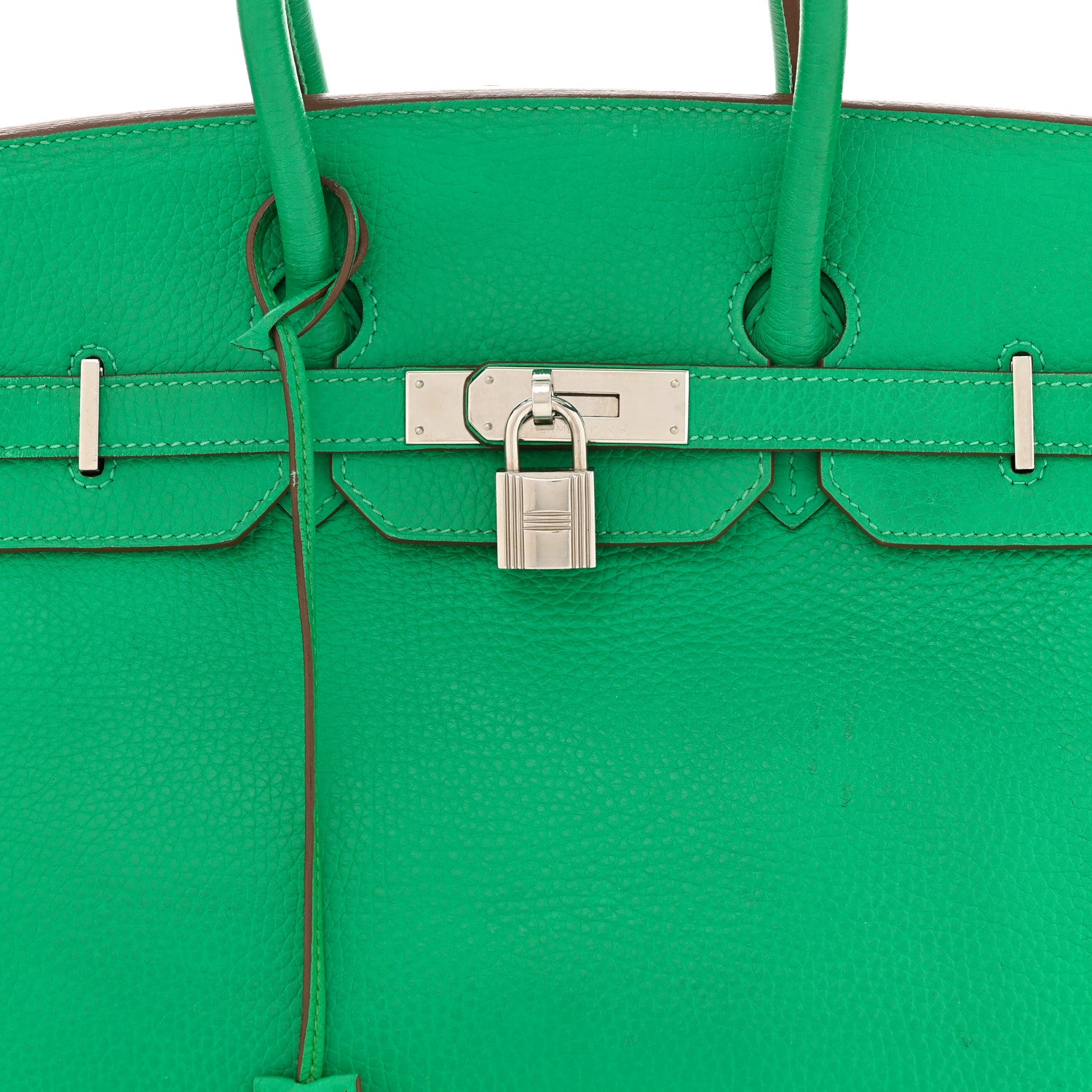 Hermes Taurillon Clemence BIRKIN 35 Menthe 8 of 15