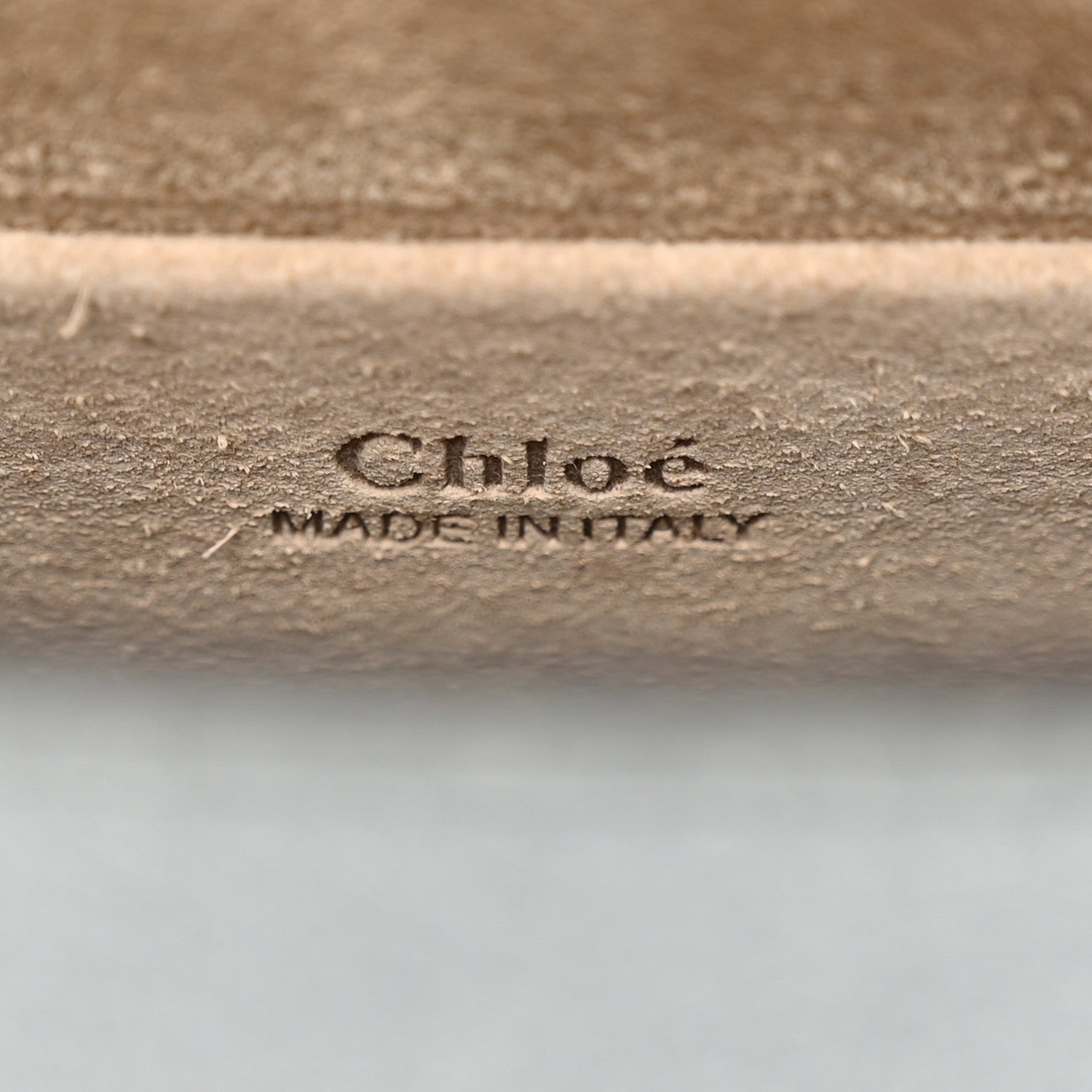 Chloe Calfskin Suede Small Nile Bracelet Bag Cloudy Blue 6 of 10