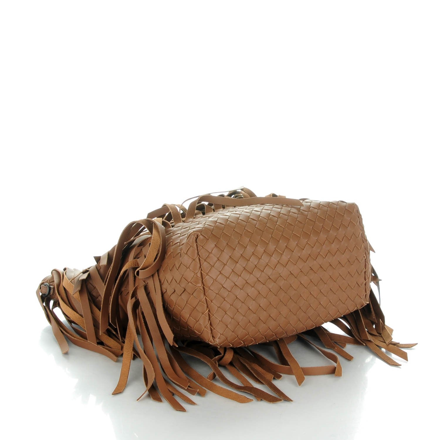 Bottega Veneta Nappa Fringe Tote Chene 4 of 7