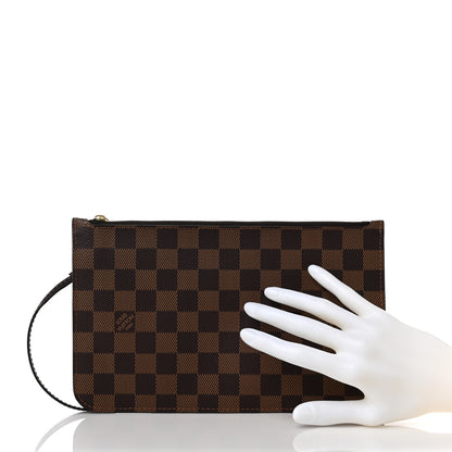 Louis Vuitton Damier Ebene Neverfull MM GM Pochette 2 of 6