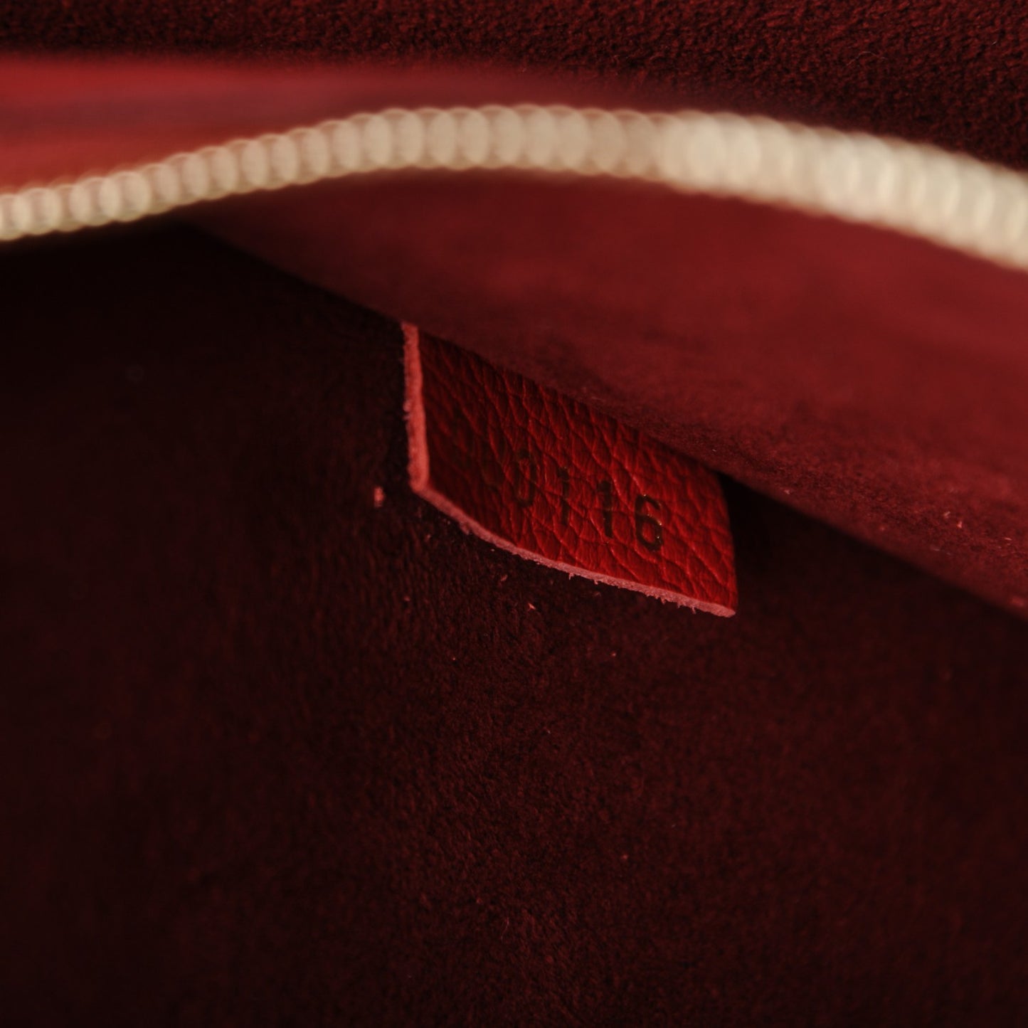 Calfskin Monogram Kimono Tote Cherry