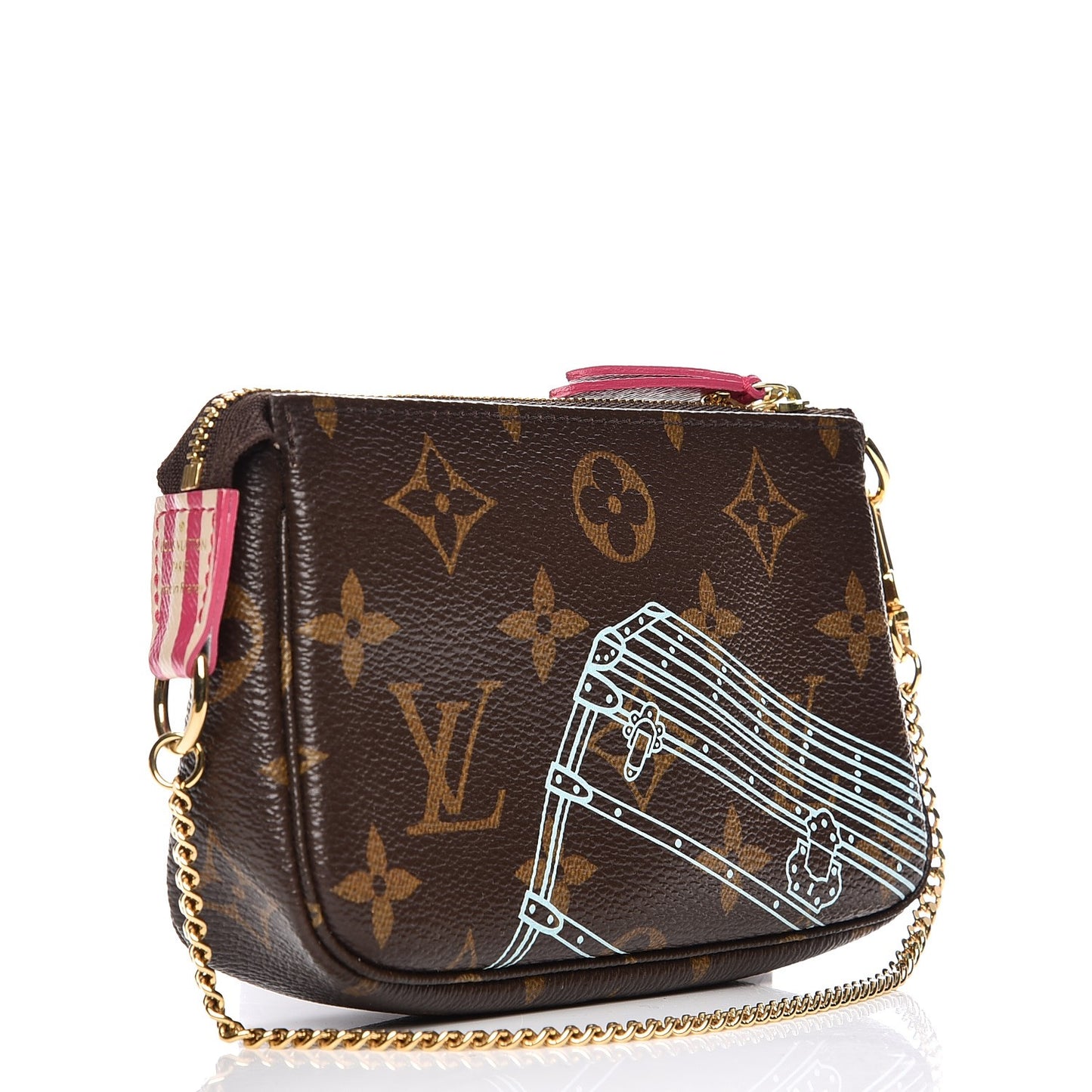Monogram 2014 Christmas Animation Mini Pochette Accessories