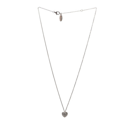 Cartier 18K Pink Gold Diamond Heart Paved Pendant Necklace 3 of 6