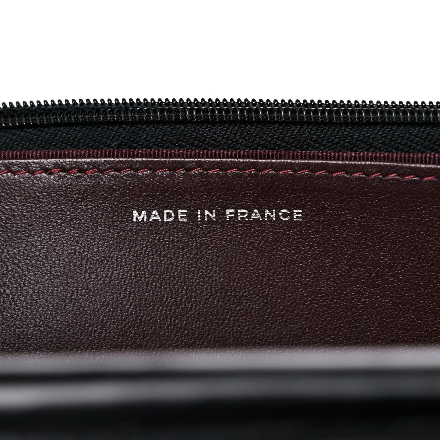 Lambskin Quilted Wallet On Chain WOC Black
