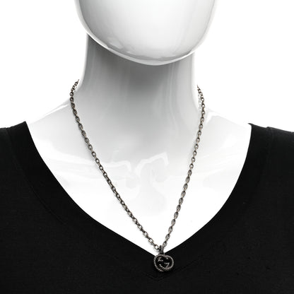 Gucci Sterling Silver Small Interlocking G Pendant Necklace 2 of 4