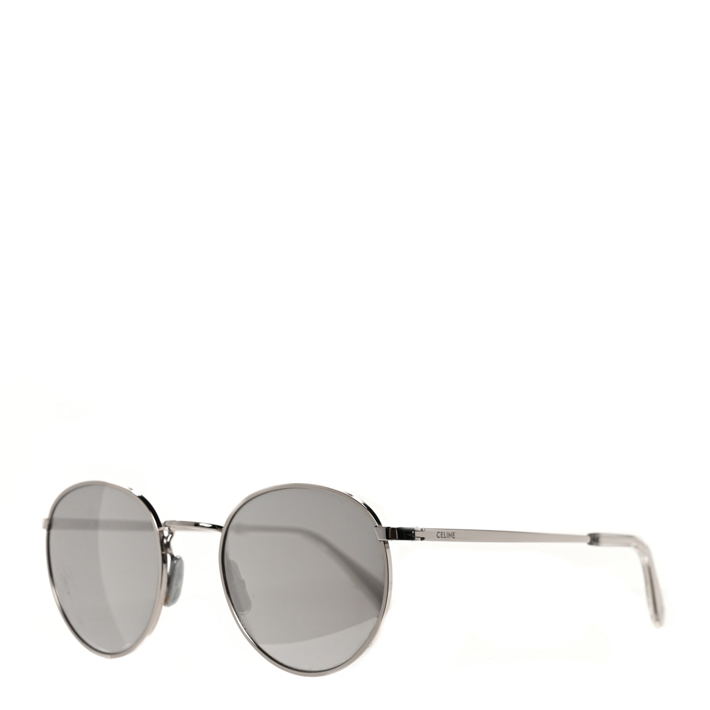 Metal Round Sunglasses CL40100U Silver