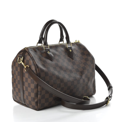 Louis Vuitton Damier Ebene Speedy Bandouliere 30 2 of 11
