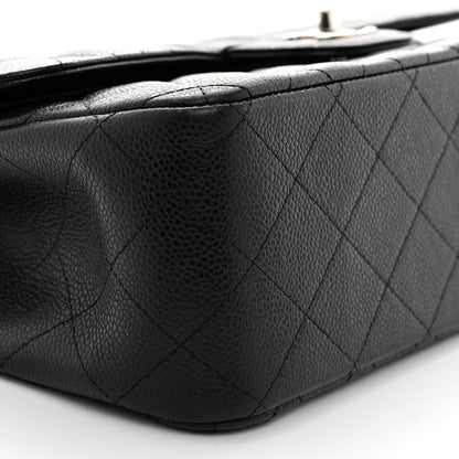 Chanel Caviar Quilted Jumbo Double Flap Black 9 of 10