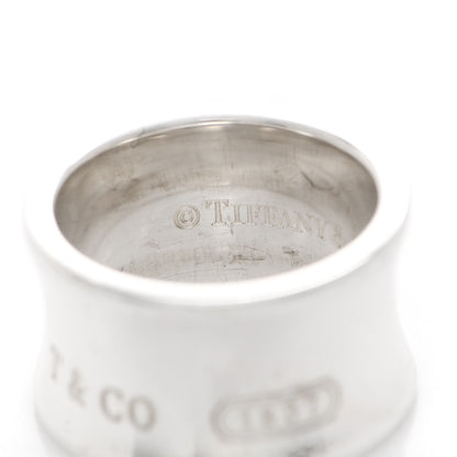 Tiffany Sterling Silver Wide 1837 Ring 50 5.5 4 of 6