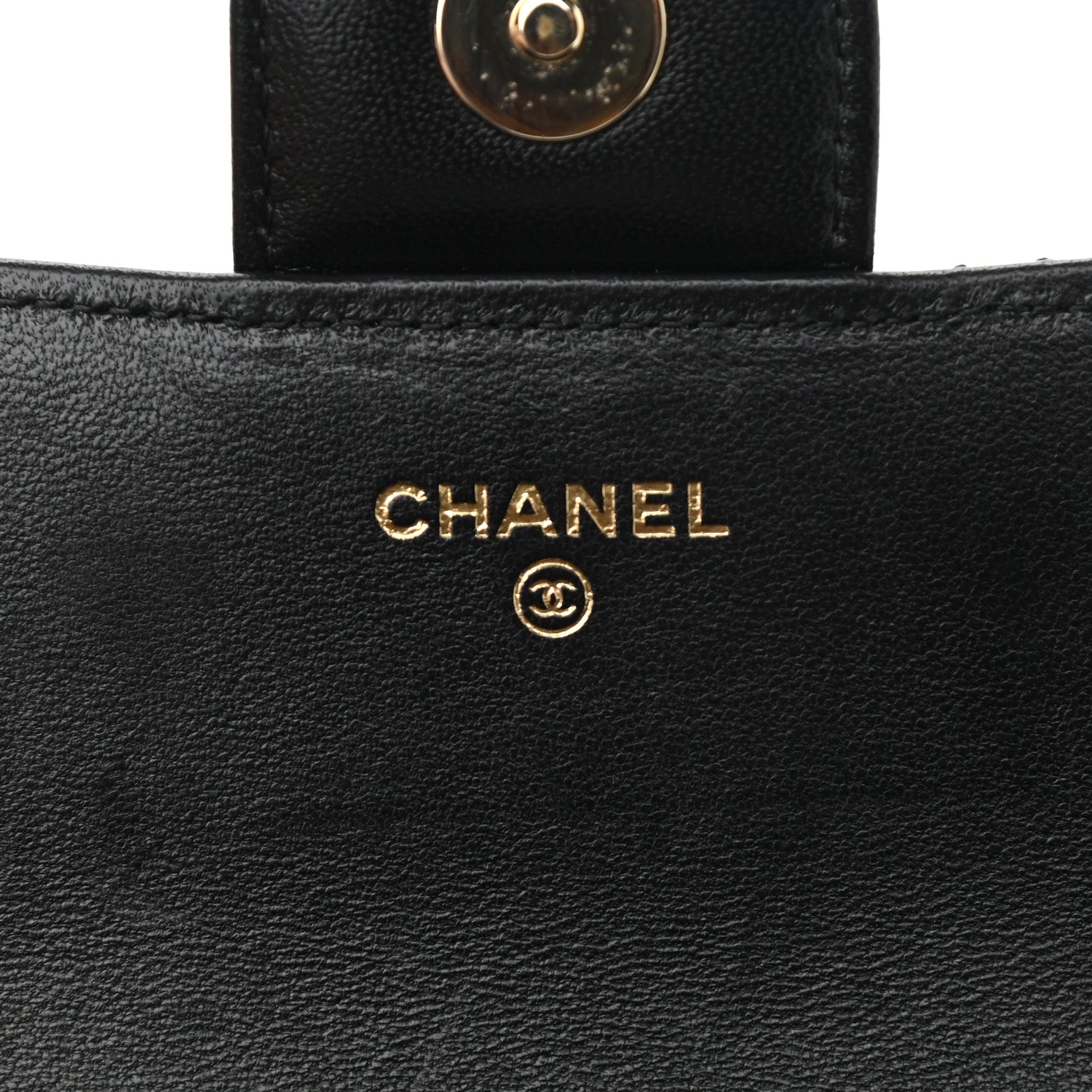 Chanel Lambskin Quilted Glasses Case With Chain Black 6 of 11