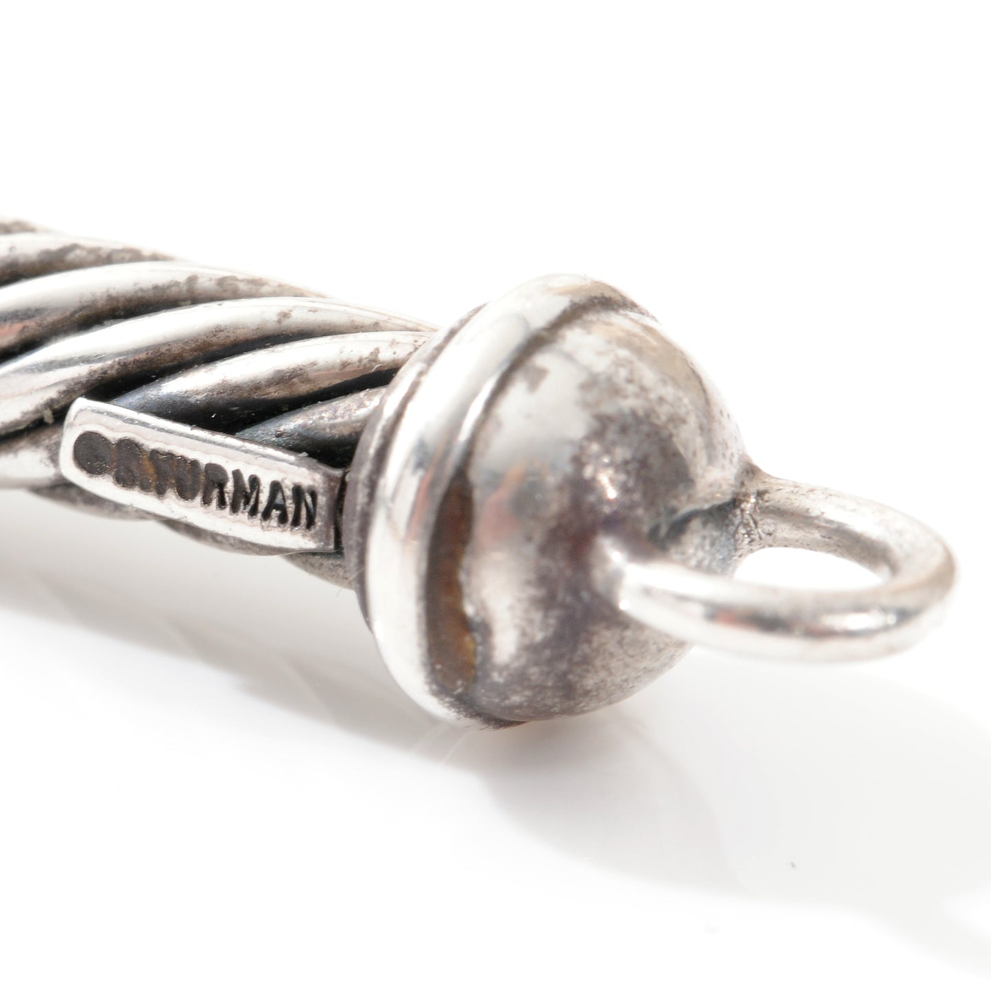 Sterling Silver 14k Diamond Metro Cable Necklace