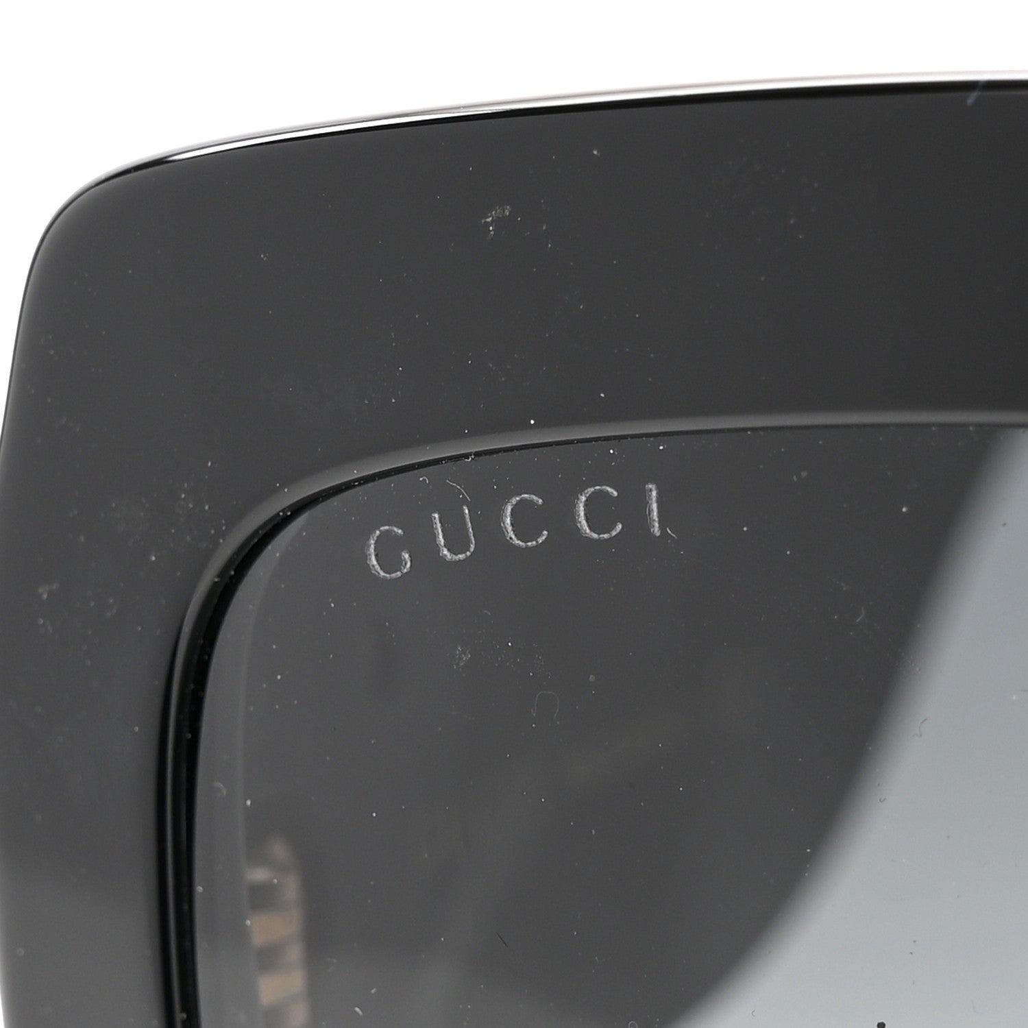 Gucci Square Frame GG0102S Sunglasses Glitter Black 7 of 8