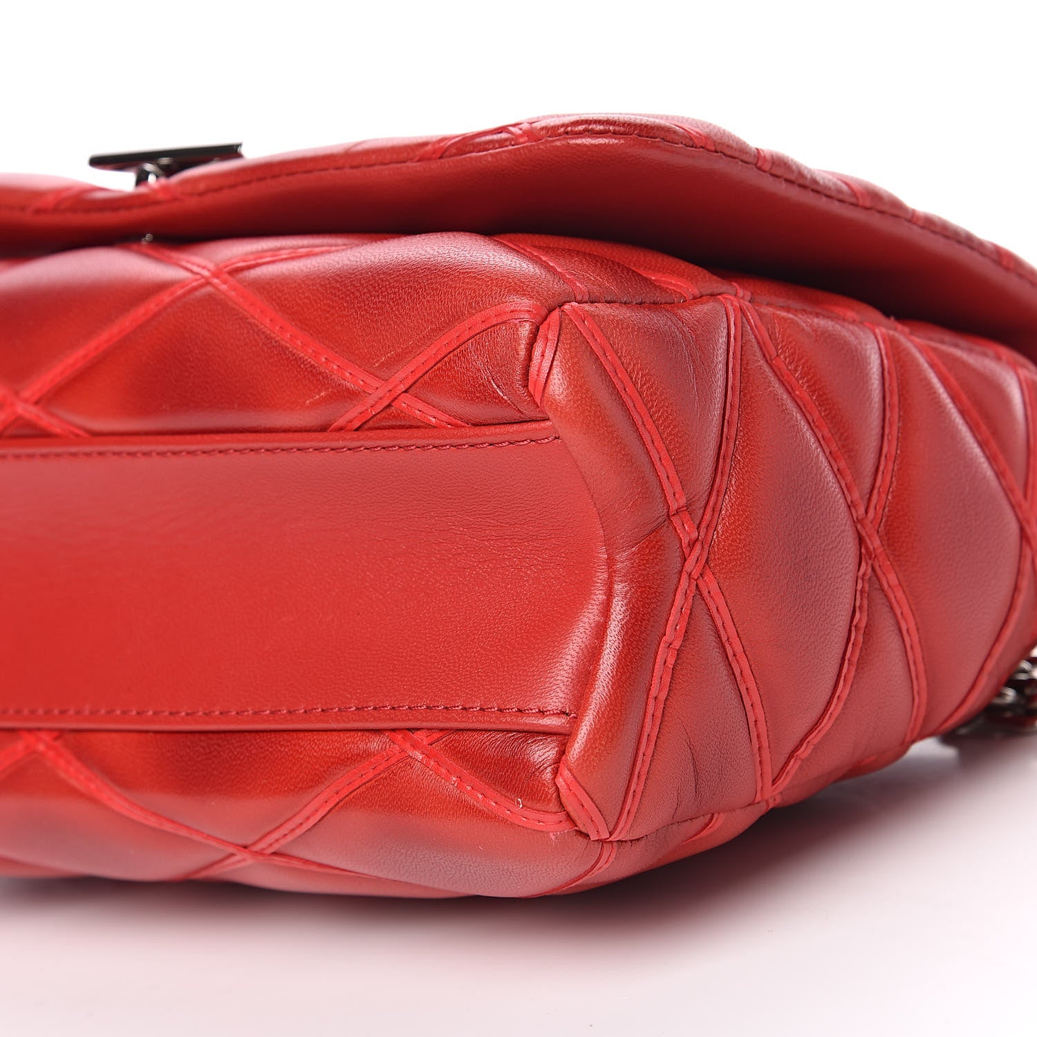 Louis Vuitton Lambskin Malletage GO-14 PM Red 9 of 14