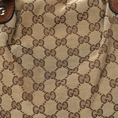 Gucci Monogram Medium Sukey Boston Brown 9 of 11